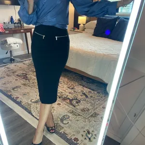 Karen Millen  Black Pencil Skirt