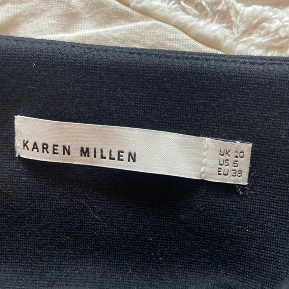 Karen Millen  Black Pencil Skirt