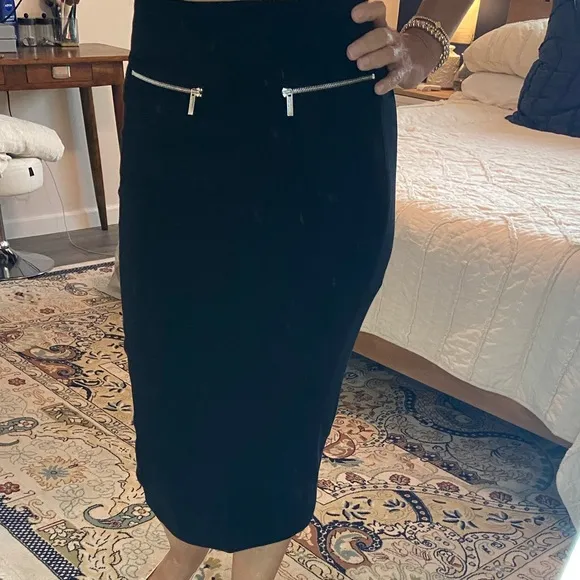 Karen Millen  Black Pencil Skirt
