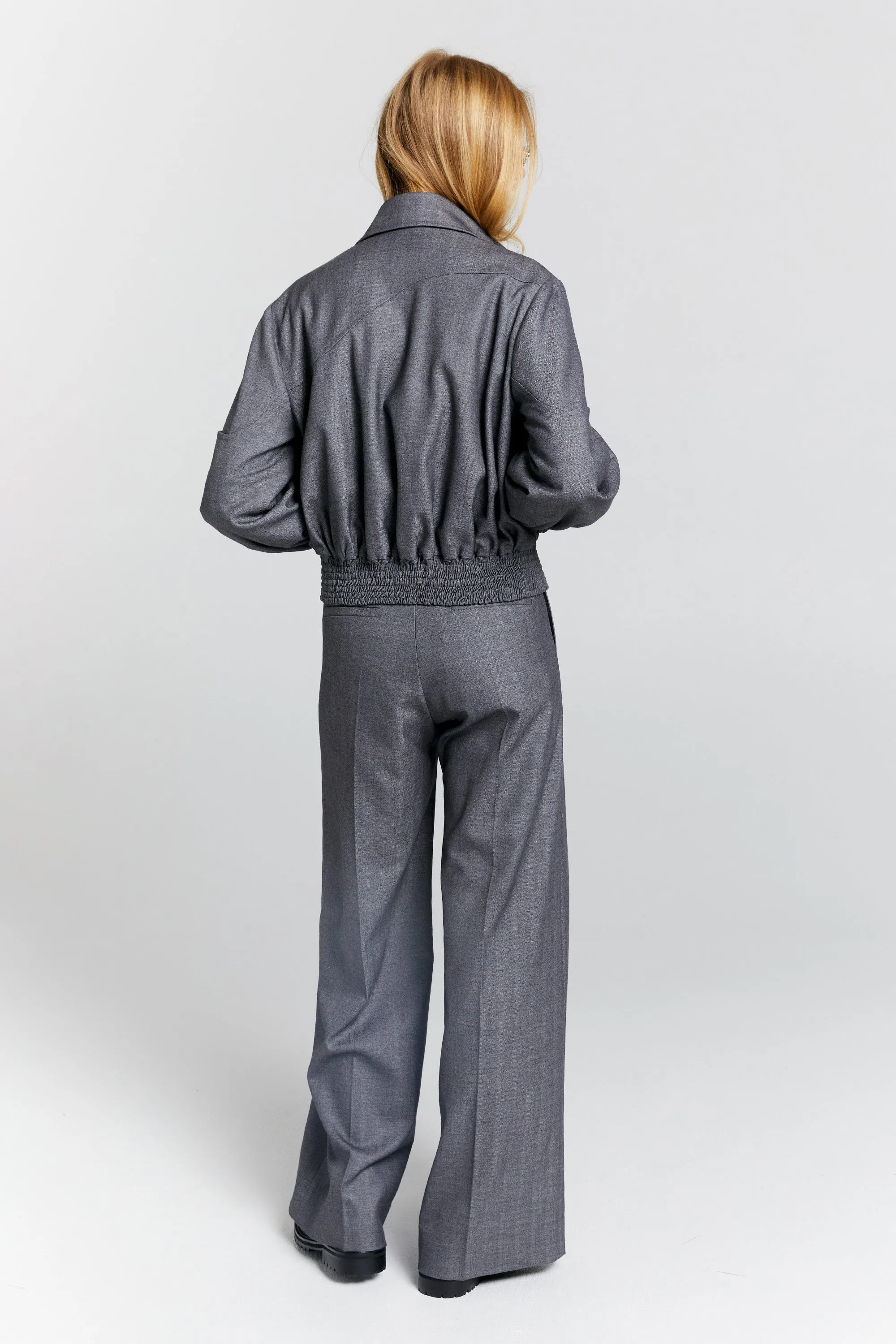 Karen Walker Rider Bomber Jacket // Charcoal