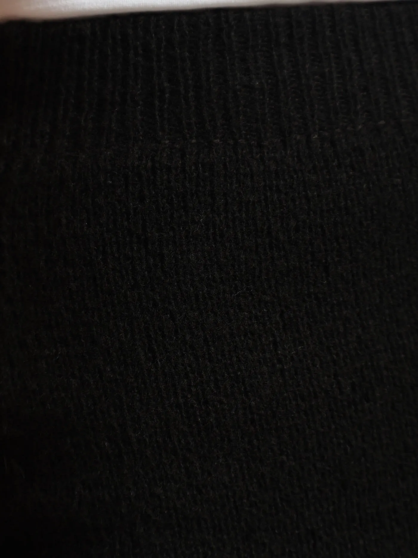 Knitwear Pencil Skirt - Black