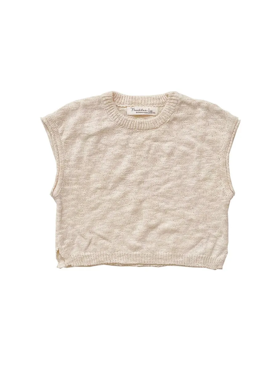 Kori Slub Cotton Top | Buttermilk