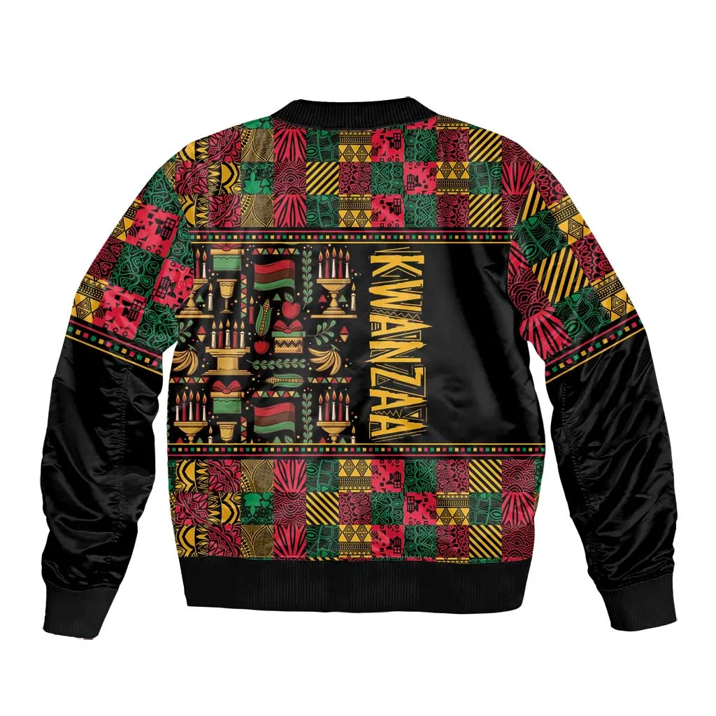 Kwanzaa African Pattern Bomber Jacket LT01