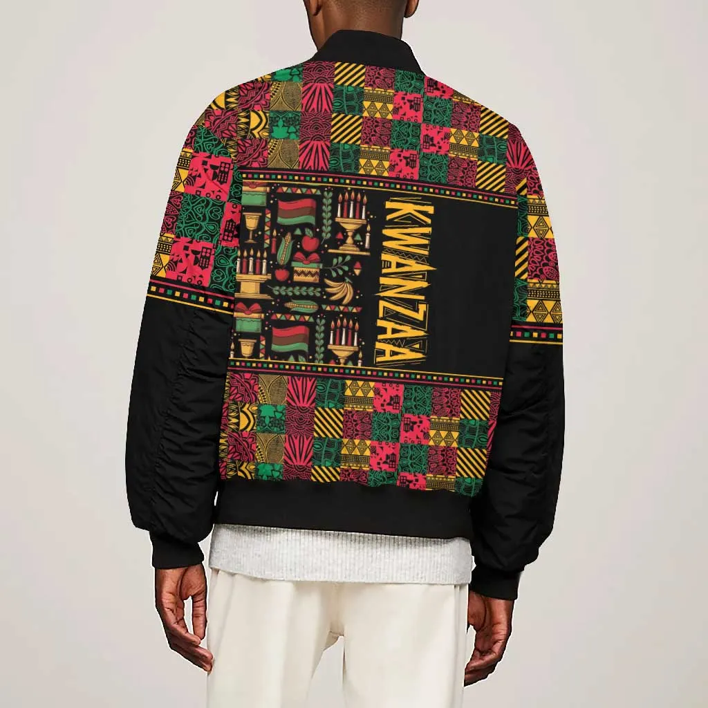 Kwanzaa African Pattern Bomber Jacket LT01