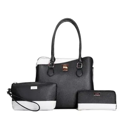 LANY Colorblock Bag Set - 3-Piece Wallet & Pouch | Femstylo