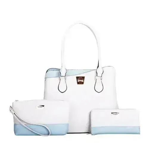 LANY Colorblock Bag Set - 3-Piece Wallet & Pouch | Femstylo