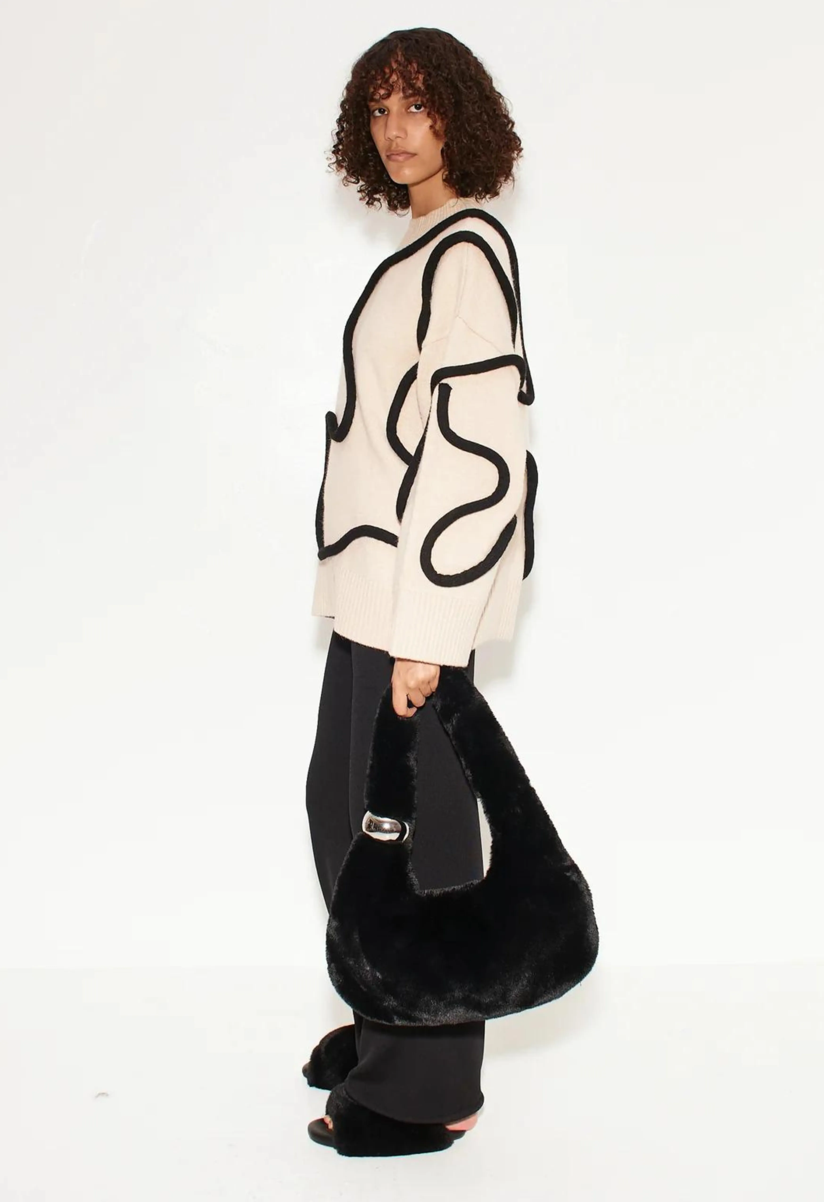 Leigh Squiggle Knit Sweater