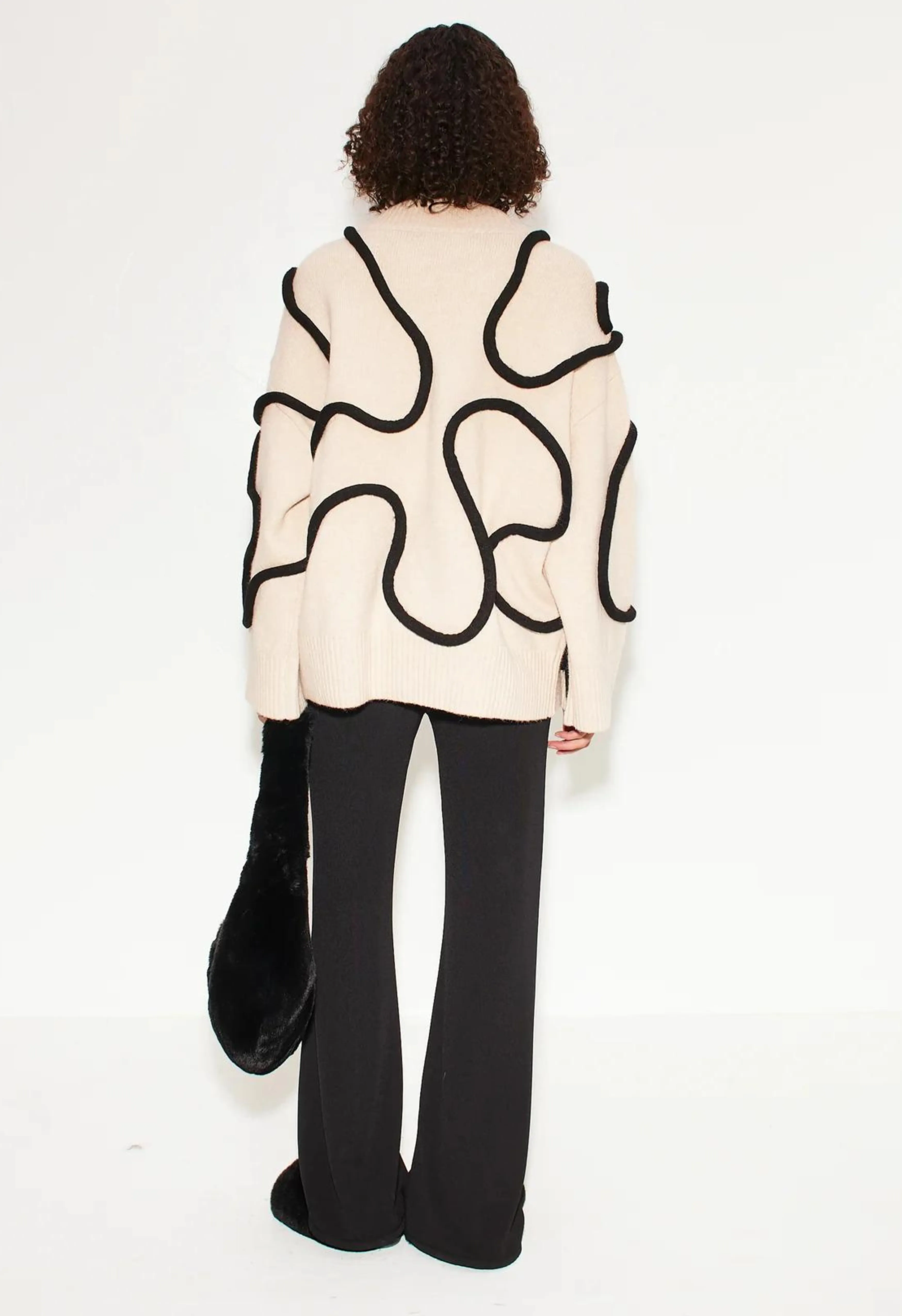Leigh Squiggle Knit Sweater