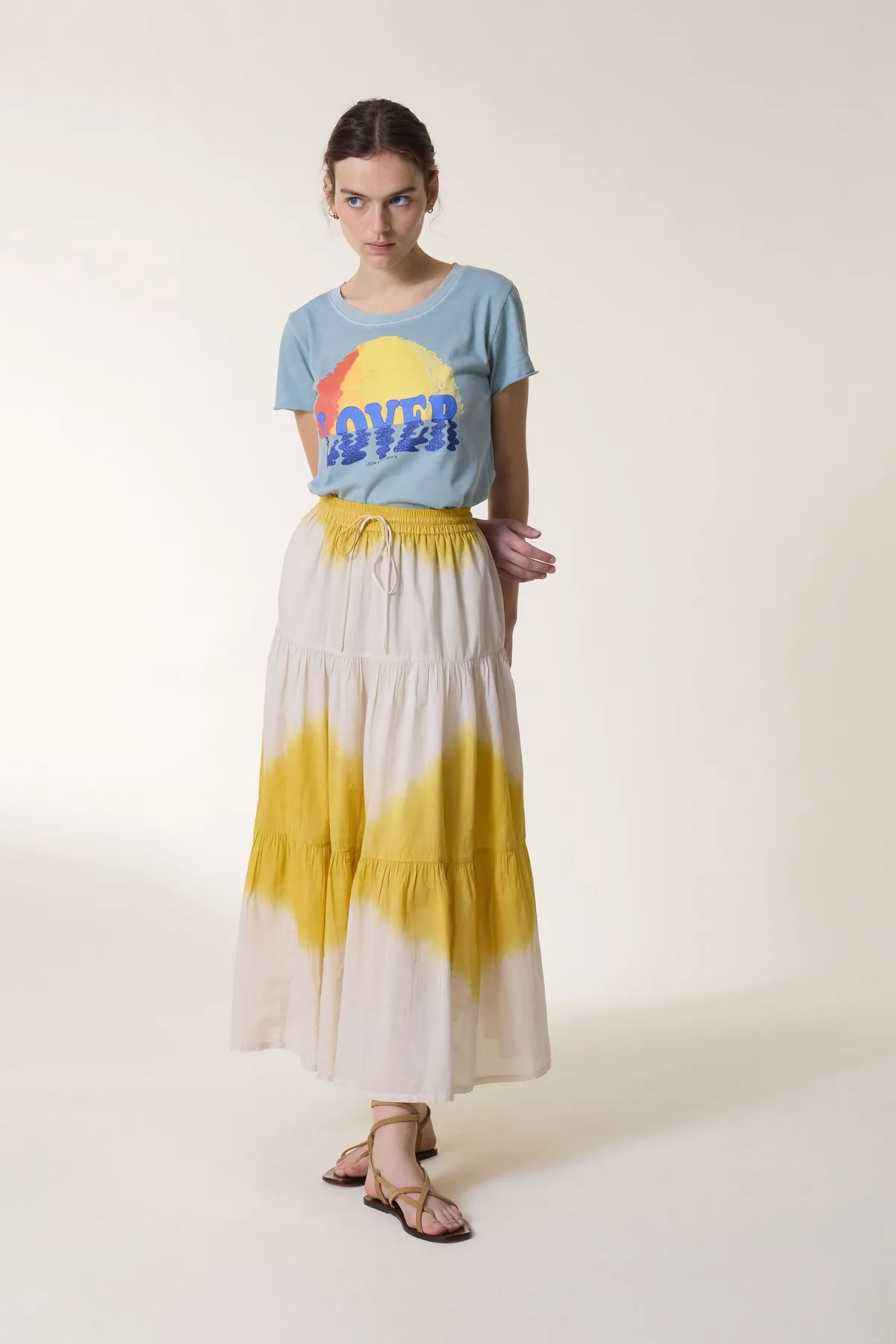 Leon & Harper Juize Mustard Long skirt