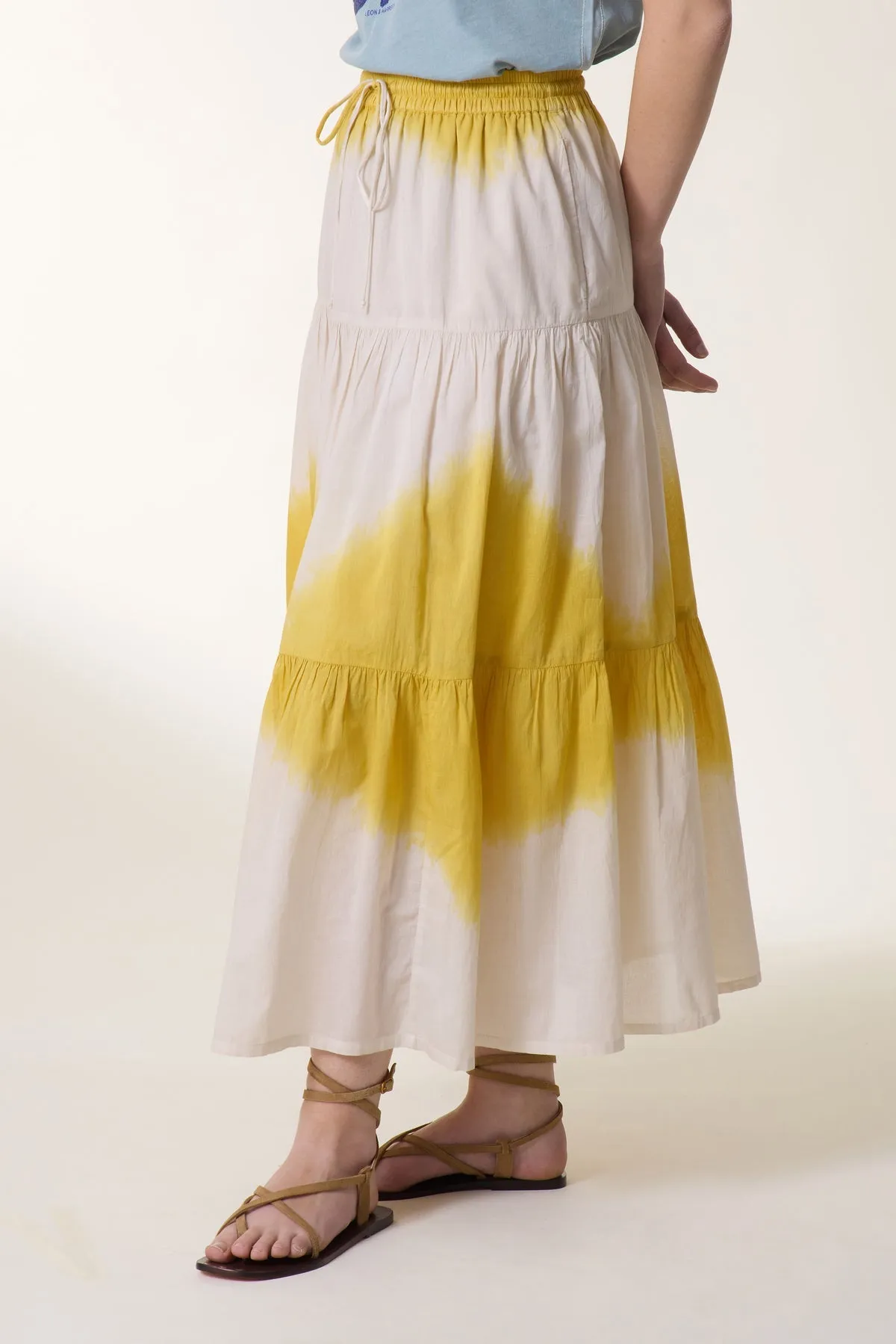 Leon & Harper Juize Mustard Long skirt