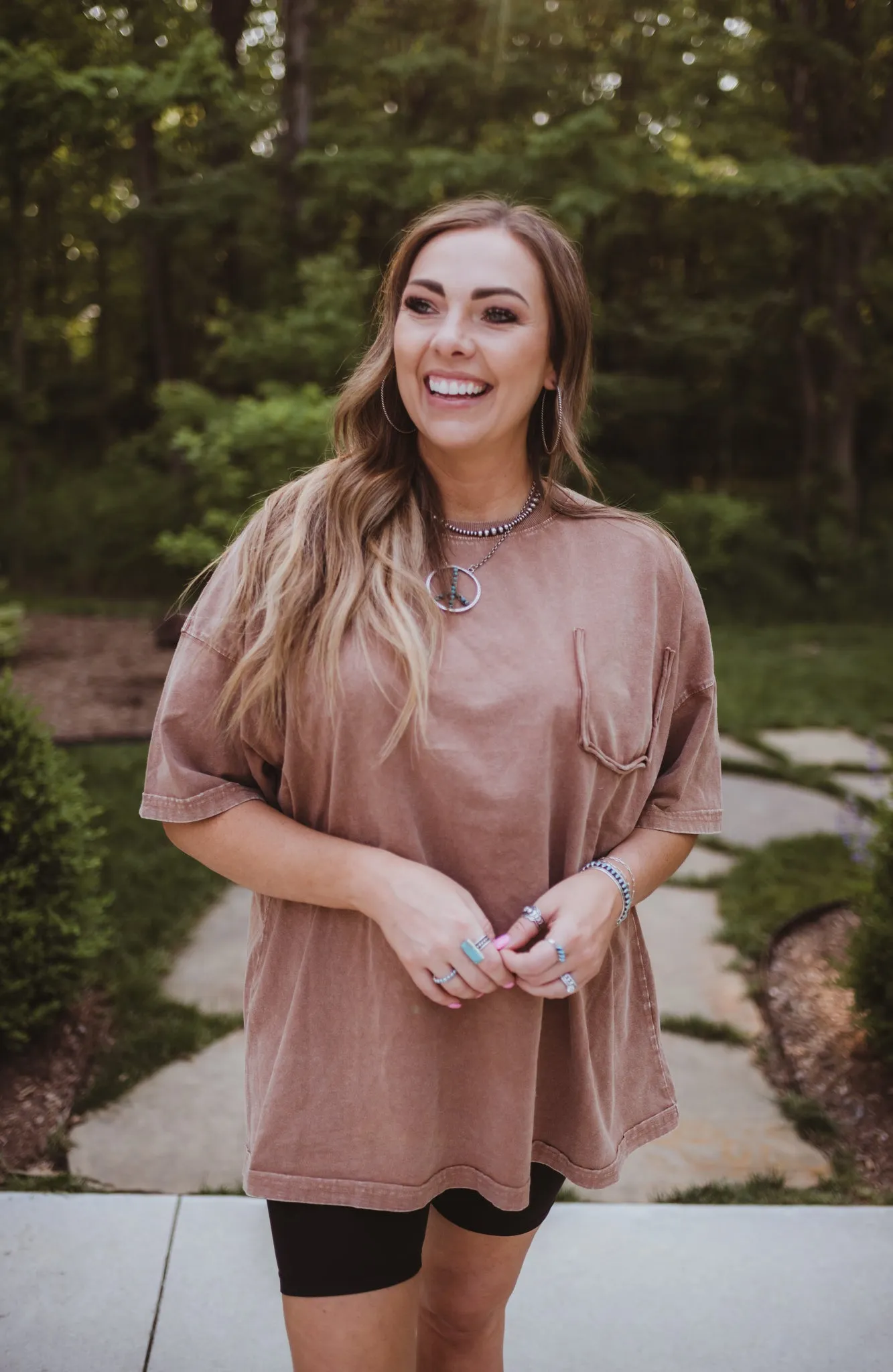 Let's Stay Home Cocoa Mineral Wash Tee