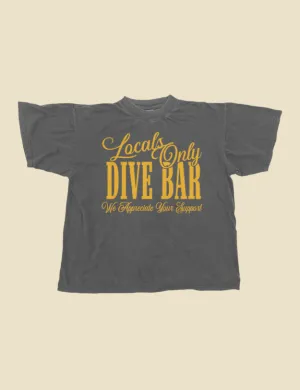 Locals Only Dive Bar Oversized Tee