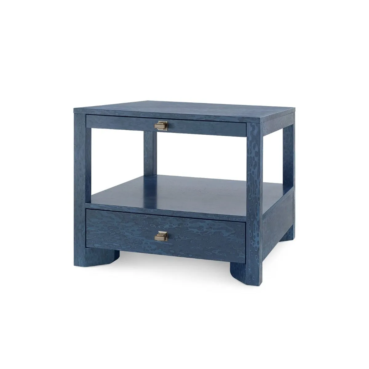 Lugano 1-Drawer Side Table / Deep Navy