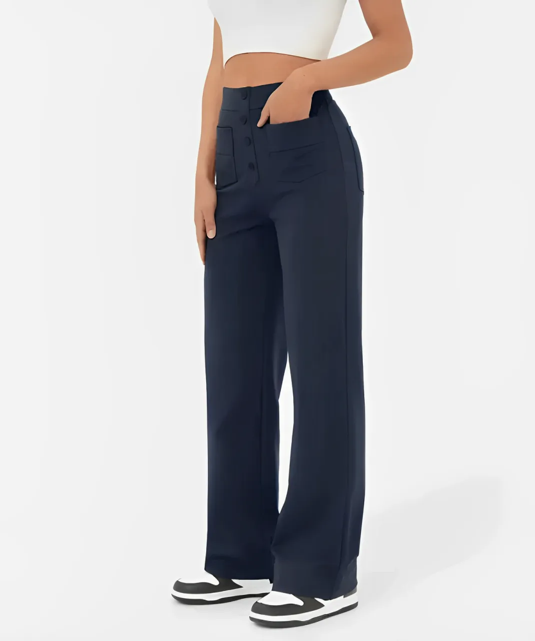 Lupicina® | High Waist Elastic Casual Trousers