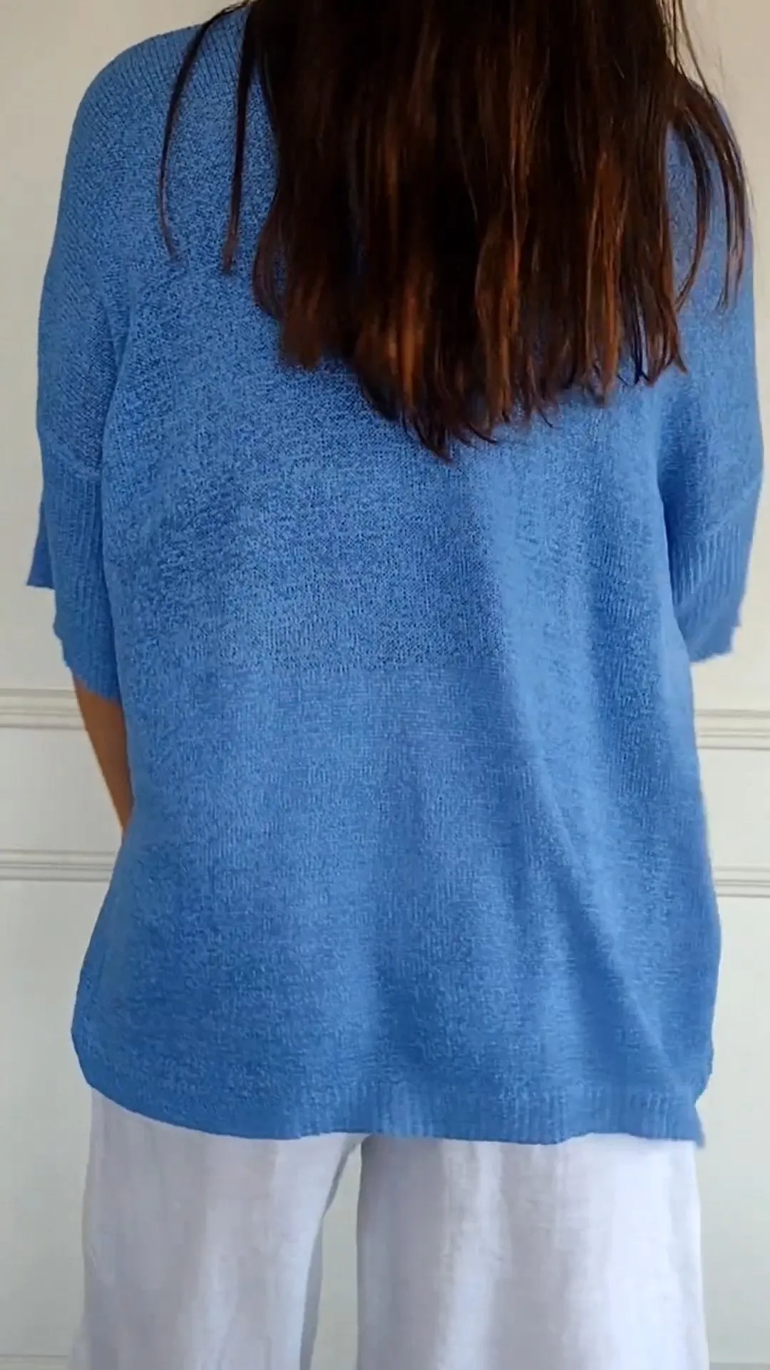 Lydia® | V-neck knitted top