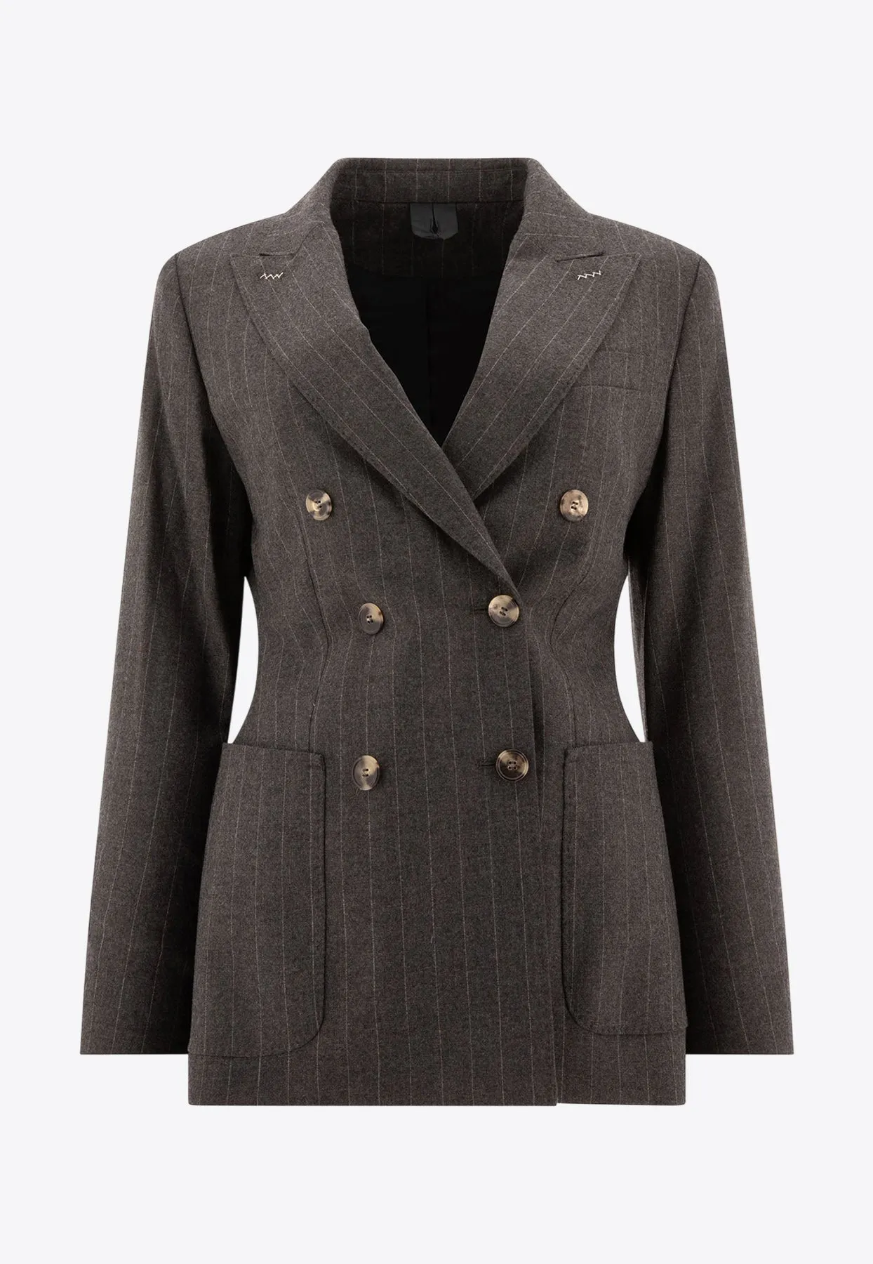 Maracas Pinstriped Blazer