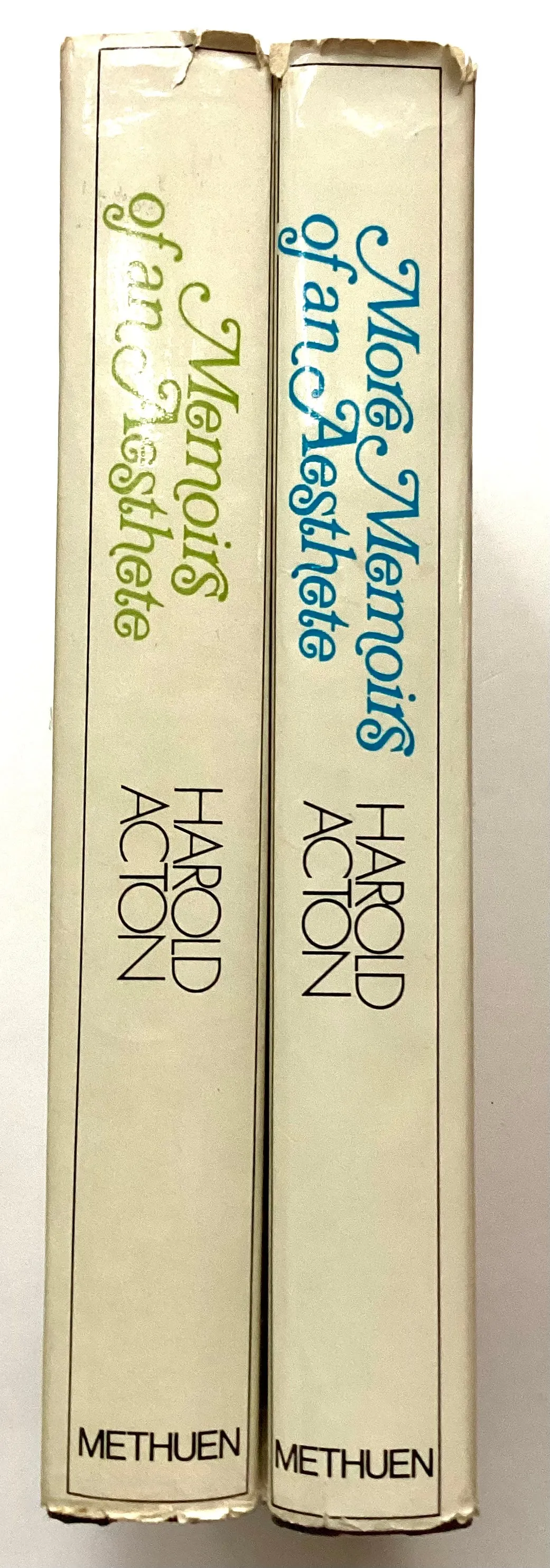 Memoirs of an Aesthete  --and--  More Memoirs of an Aesthete by Harold Acton