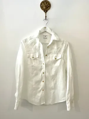 Memphis White Linen Shirt