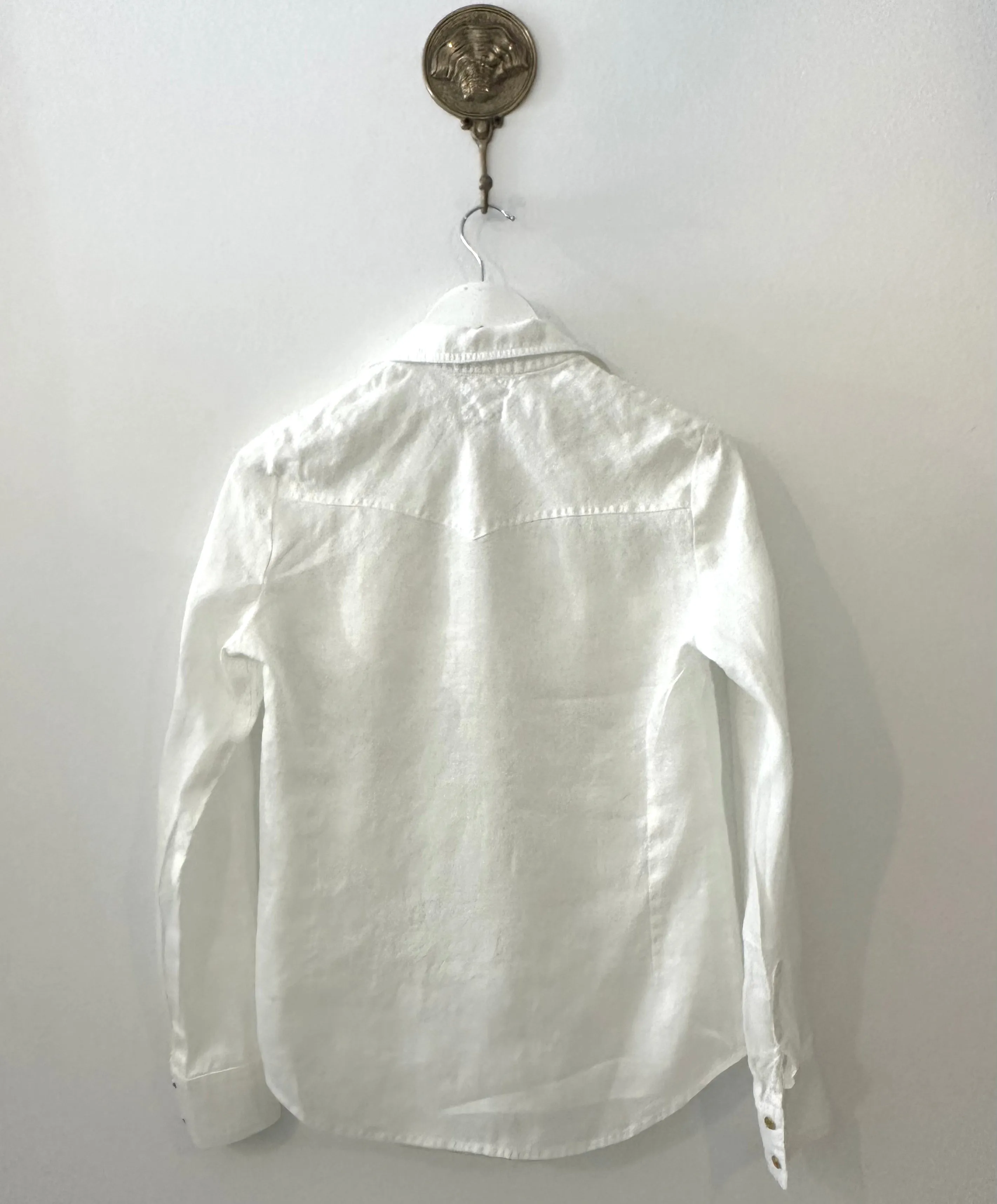 Memphis White Linen Shirt