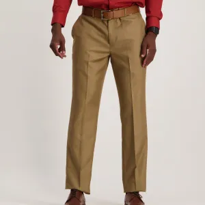 Men's 1-Up Textured Slim Trouser - Bronze