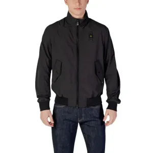 Men's Black Bomber Jacket and Jeans