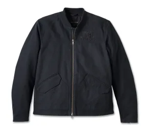 Men's H-D Flex Layering System Bomber Riding Jacket Outer Layer - Tall - Black