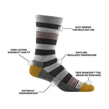 Men’s Oxford Crew Lightweight Lifestyle Sock