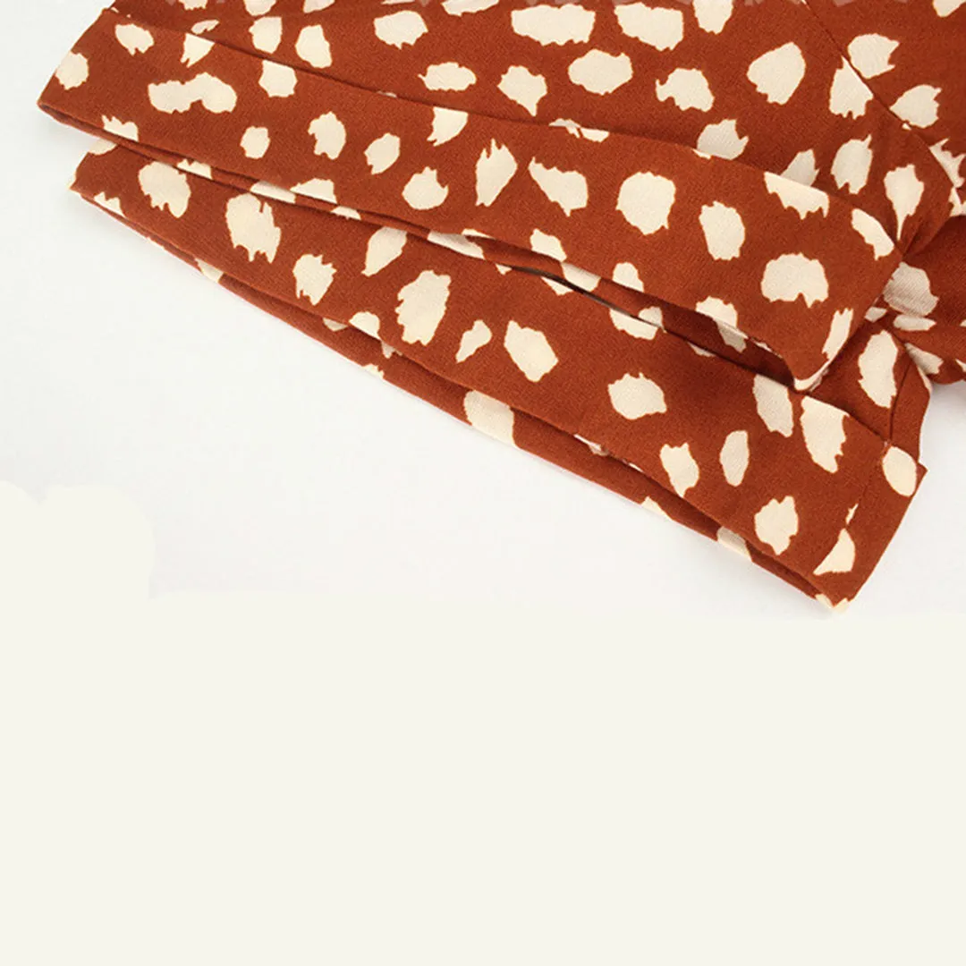 Milagros® | Printed V-Neck Dress