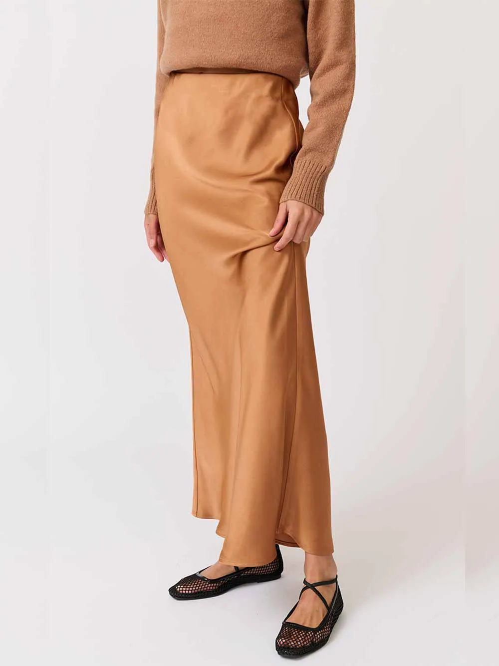 Millie Slip Skirt - GOLDEN