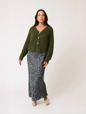 Millie Slip Skirt - LEOPARD