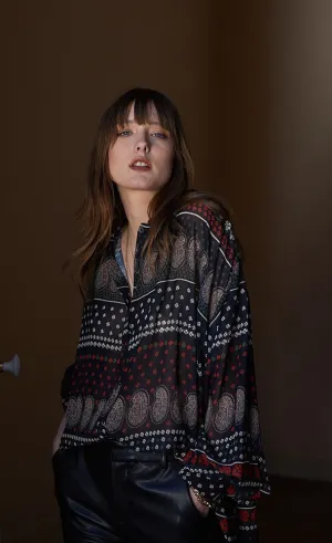 Molly Bracken Tzigane Print Shirt