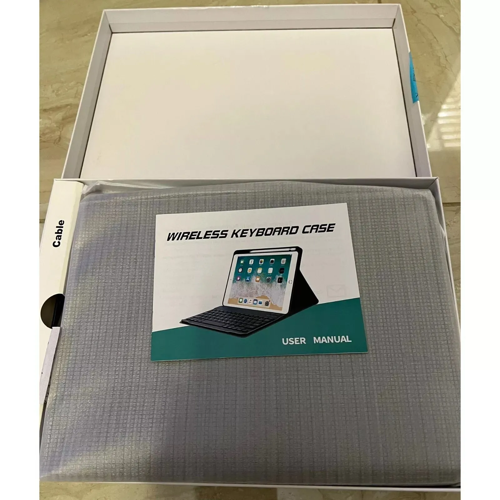 NEW Ekbense Ultra-Slim Wireless Keyboard Case to New iPad Air 2020 & iPad Pro 2020, Retails $60
