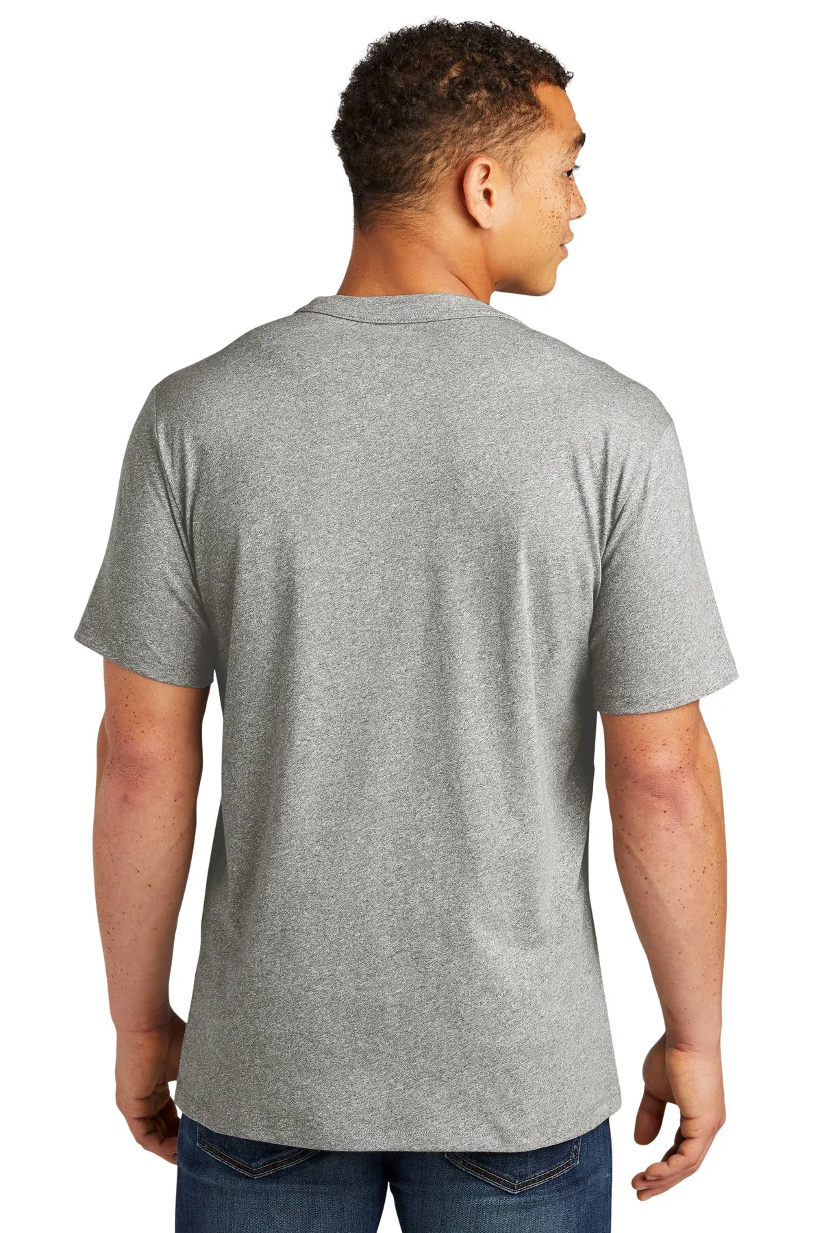 New Era  Heritage Blend Crew Tee. NEA100 Light Graphite Twist