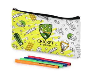 New In! Cricket Australia Pencil Case