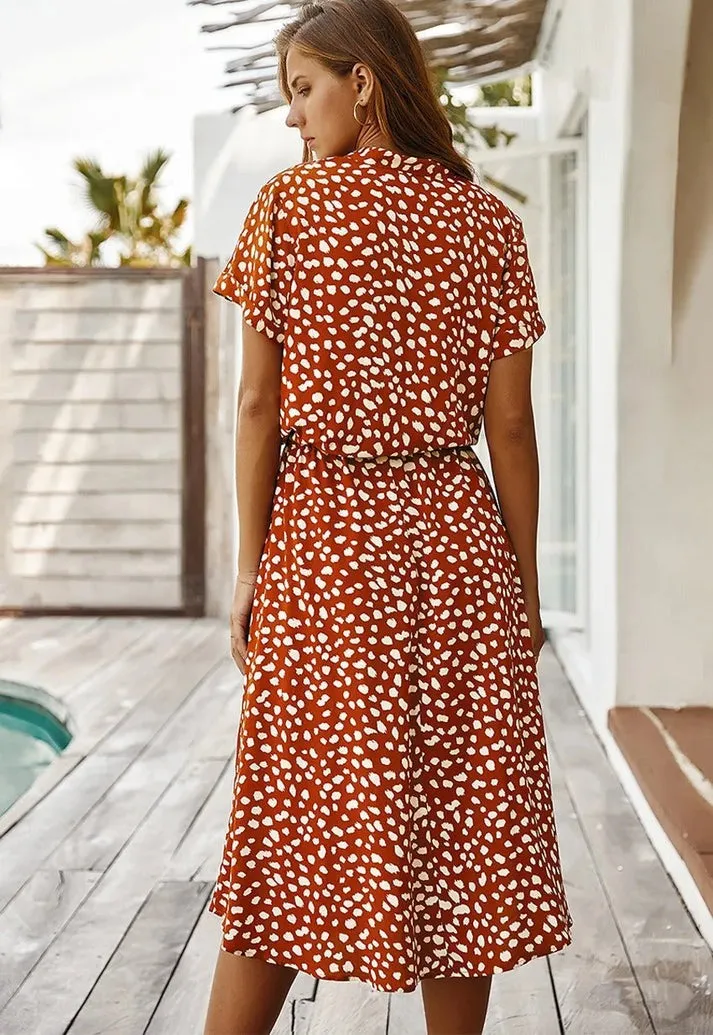 Nicolasa® | V-neck dress