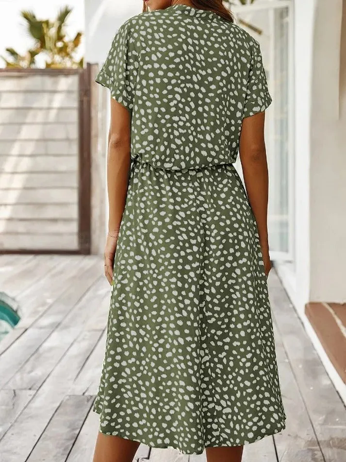 Nicolasa® | V-neck dress