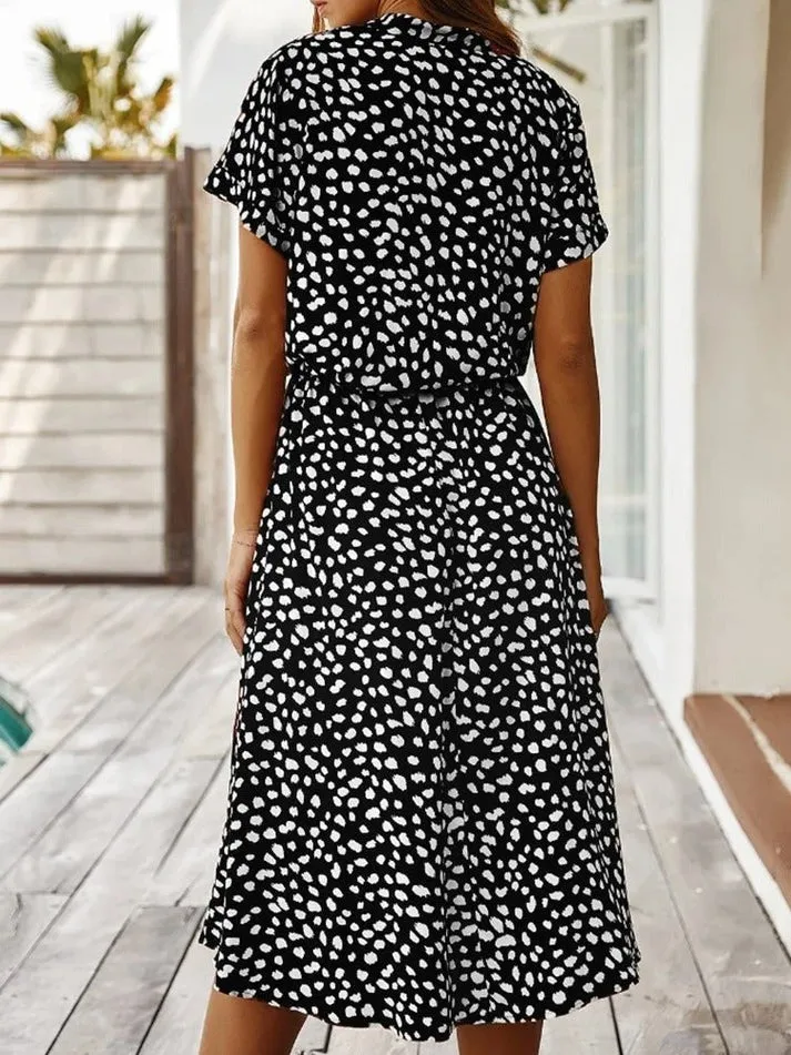 Nicolasa® | V-neck dress