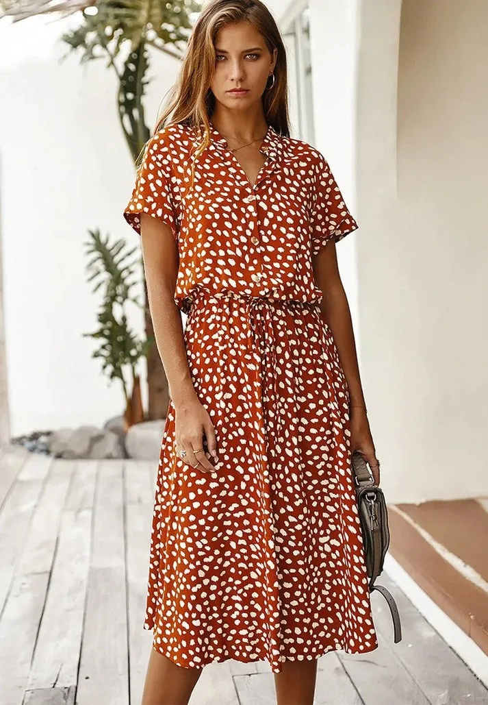 Nicolasa® | V-neck dress