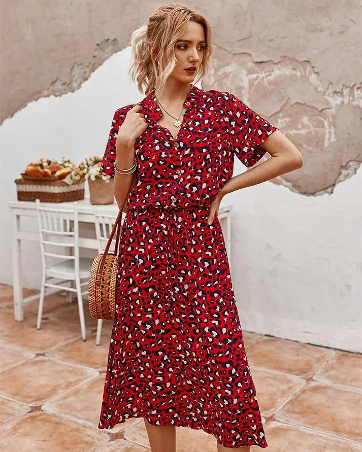Nicolasa® | V-neck dress