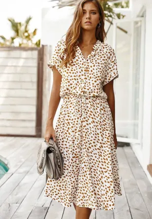 Nicolasa® | V-neck dress