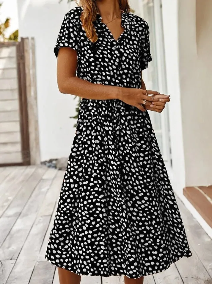 Nicolasa® | V-neck dress
