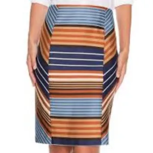 NWT J. MCLAUGHLIN Montecito Stripe Pencil Skirt …
