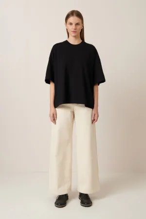 Oversized Boxy Tee Black