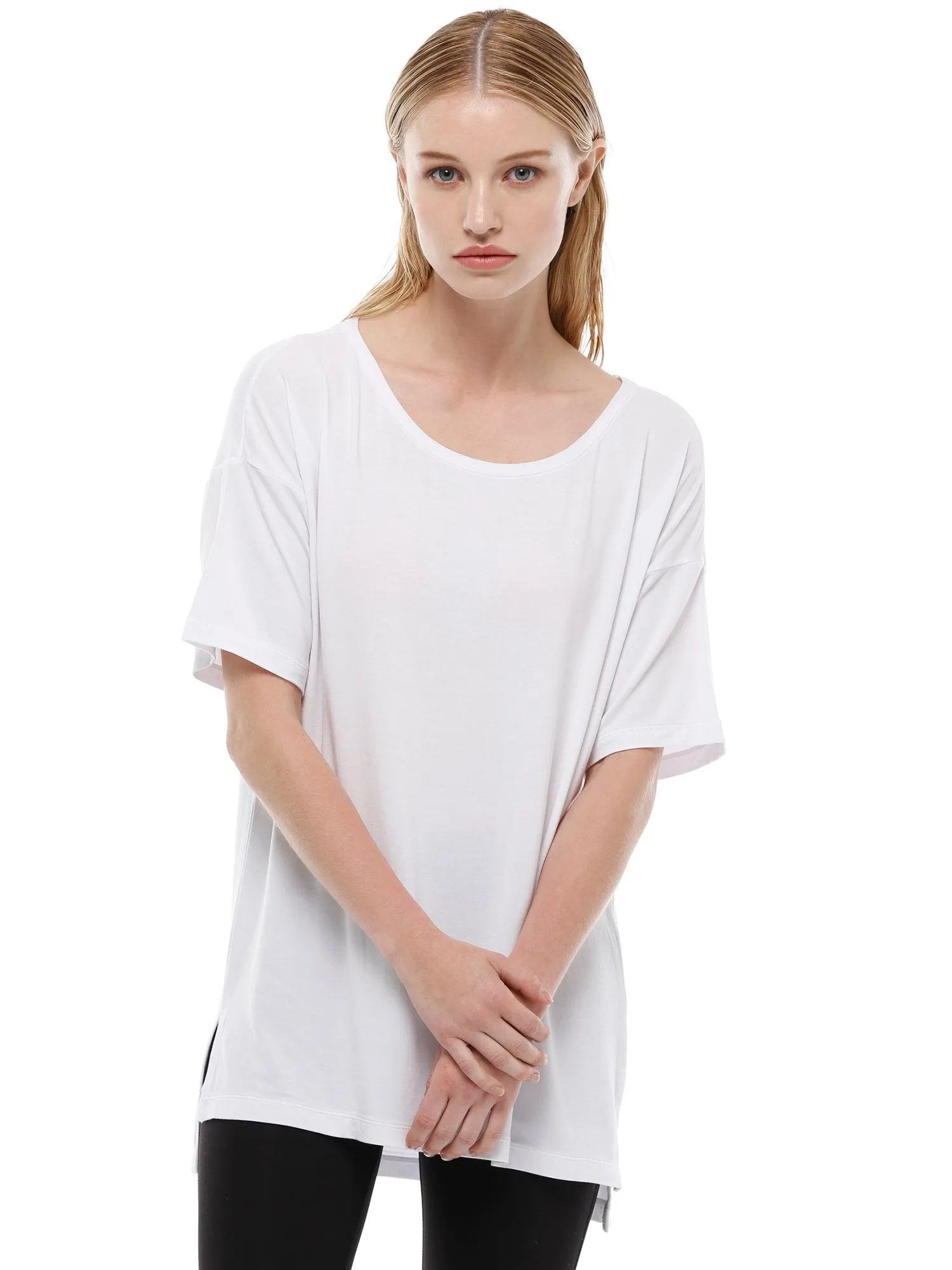 OVERSIZED BOYFRIEND TEE, WHITE