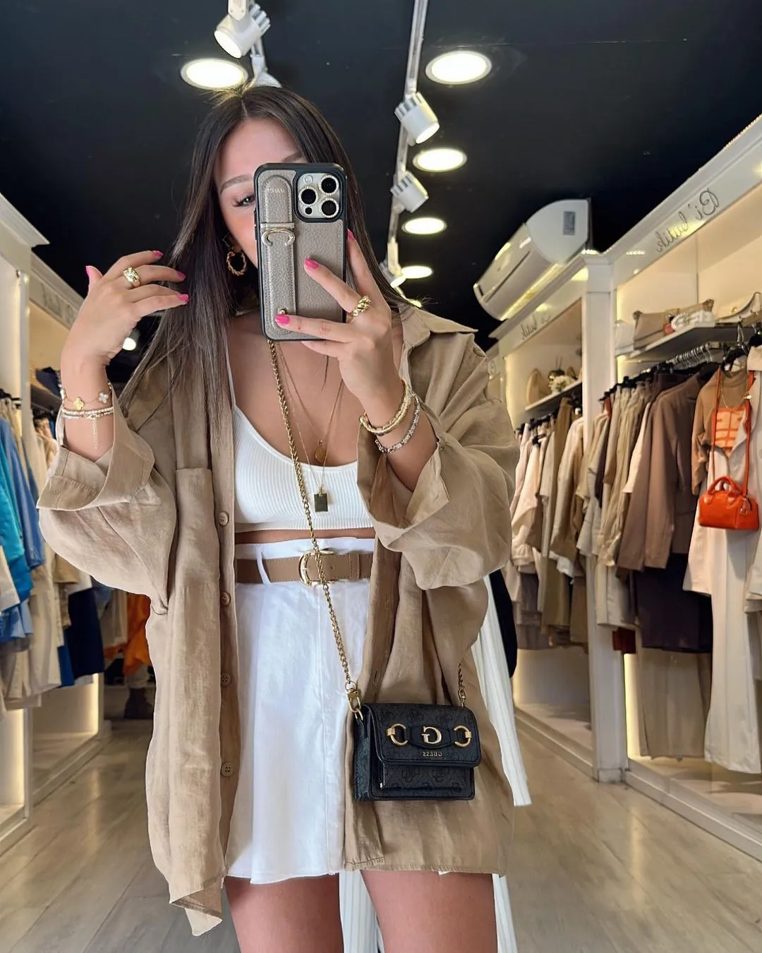 Oversized Cafe Shirt