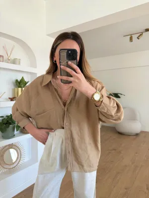 Oversized Cafe Shirt