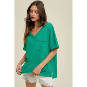 OVERSIZED COTTON KNIT TOP