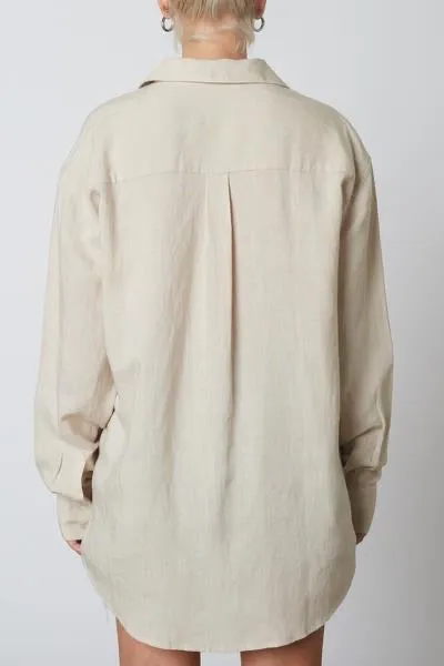 Oversized Linen Shirt