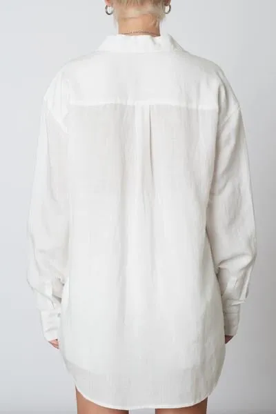 Oversized Linen Shirt