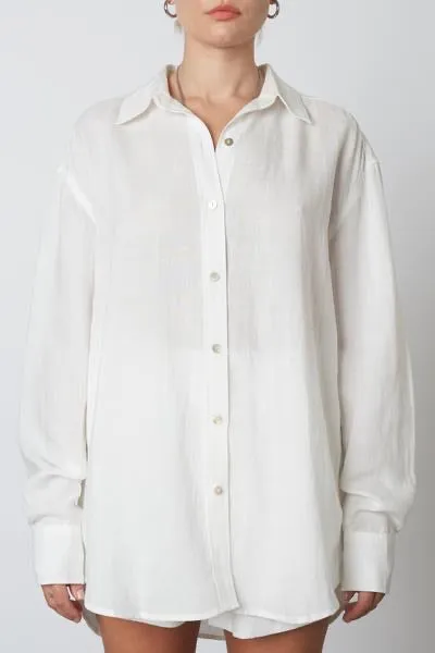 Oversized Linen Shirt